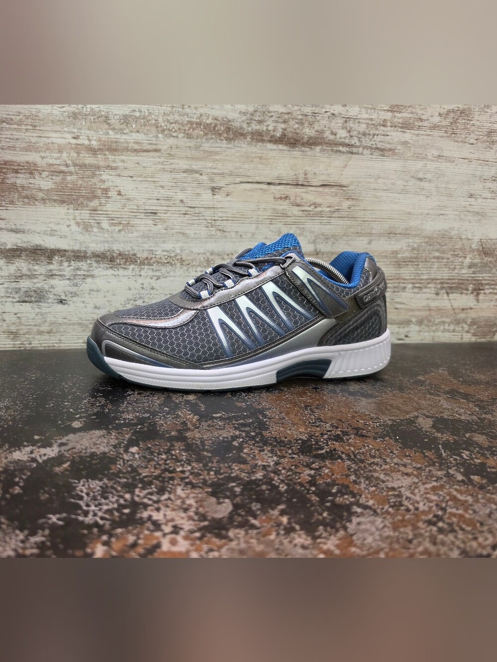 Mens Orthofeet Sprint Walking Shoes Sz 10 2E Wide Used VGC 672